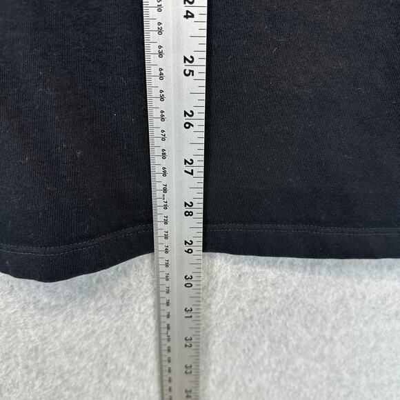 Liz & Me Top Womens Size 2X Black 100% Cotton Short Sleeve Sequins Pullover - Picture 10 of 10